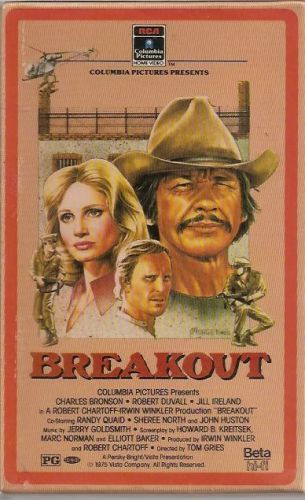 Breakout (BETA/Betamax, 1975) NEW - Charles Bronson