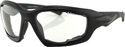Bobster Eyewear Desperado Sunglasses Black/Clear Lens EDES001C