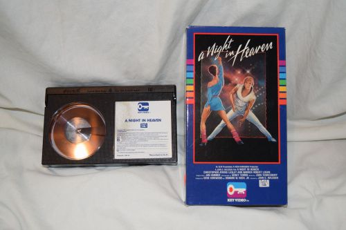 A Night in Heaven (1983) Christopher Atkins Lesley Ann Warren Betamax Beta Tape