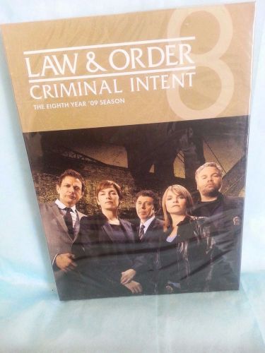 Law &amp; Order: Criminal Intent - The Eighth Year (DVD, NEW, Vincent D&#039;Onofrio)
