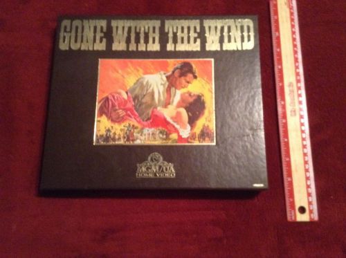 Gone With The Wind BETA Hi Fi Stereo Video Cassettes Like New Gently Used RARE