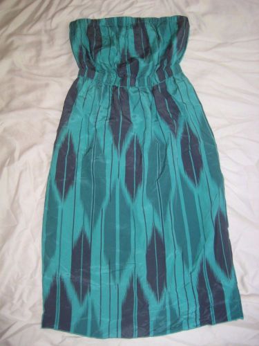 TWELFTH STREET by CYNTHIA VINCENT Silk strapless dress- SMALL