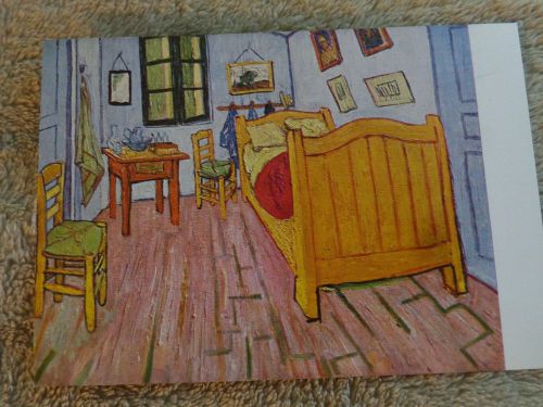 Vincent Van Gogh Vintage Postcard - bedroom