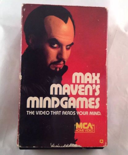 Max Maven&#039;s Mind Games Beta Betamax 1984 Magic Magician