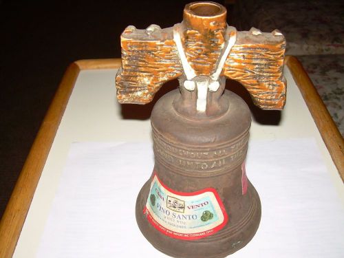 Vintage collector&#039;s Bicentennial Liberty Bell Bottle - Decanter - By Vento Wines