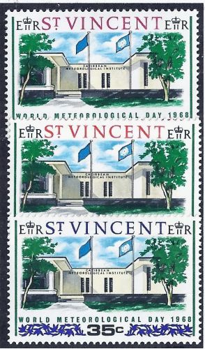 St Vincent - Sc# 108-10  MH, Postage Stamps from 1967 