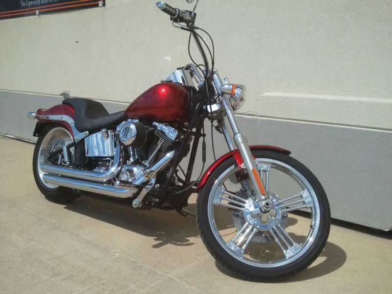 2008 Harley Davidson Softail Custom *FXSTC* Candy Red Sunglo
