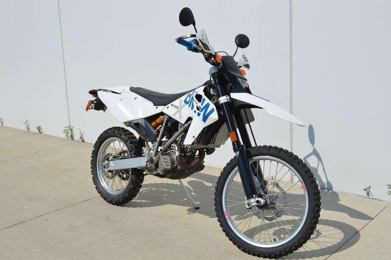 2009 bmw g 450 x  dirt bike 