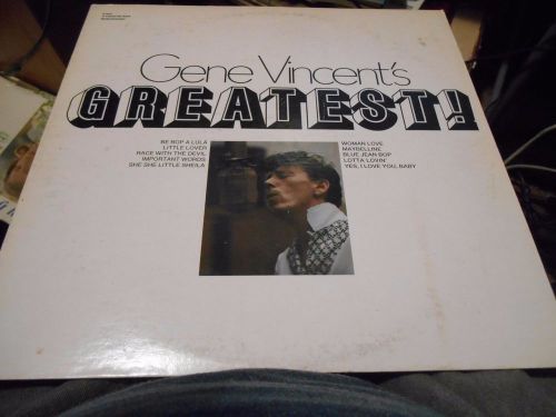 GENE VINCENT&#039;S GREATEST! LP / Capital Green Label