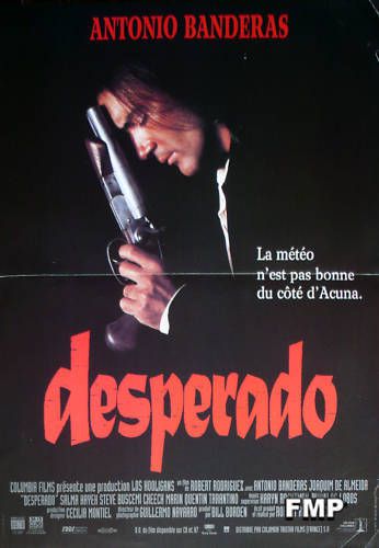 Desperado - banderas / rodriguez - original french movie poster