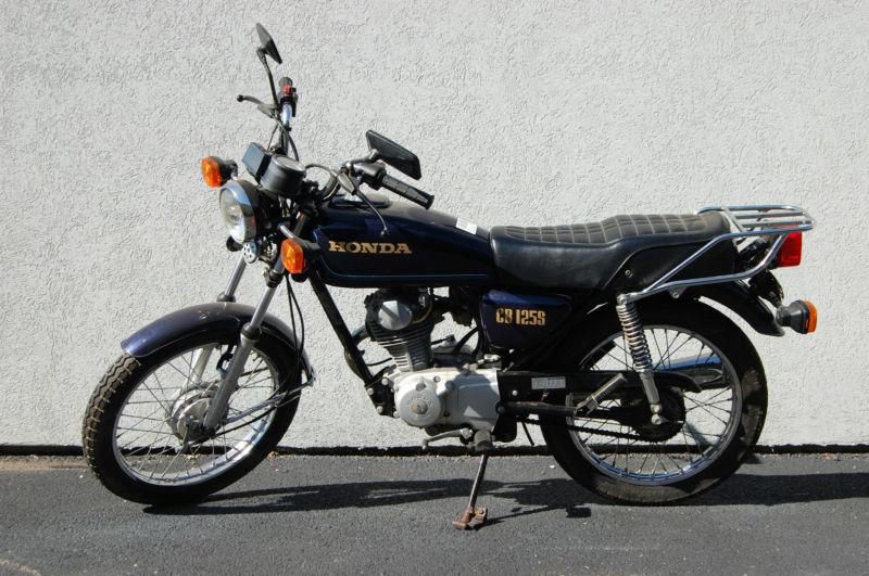 1982 Honda CB125S Candy Imperial Blue