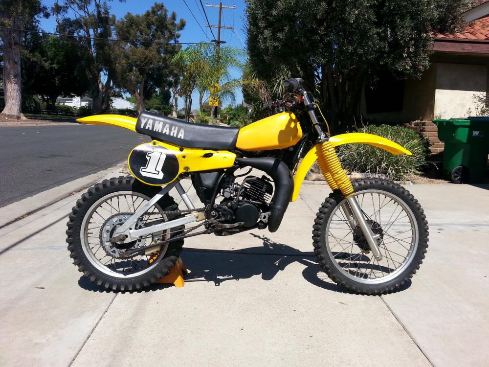1980 Yamaha Yz125 Dirt Bike 