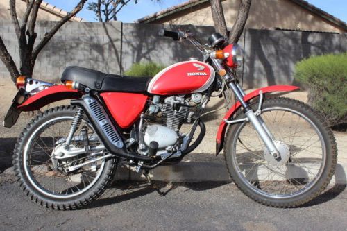 1972 honda sl125 four stroke retro motorcycle