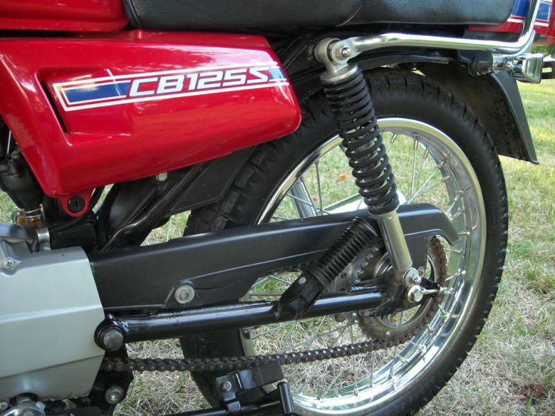 1985 Honda CB-125, 100 MPG, Red, Good Condition