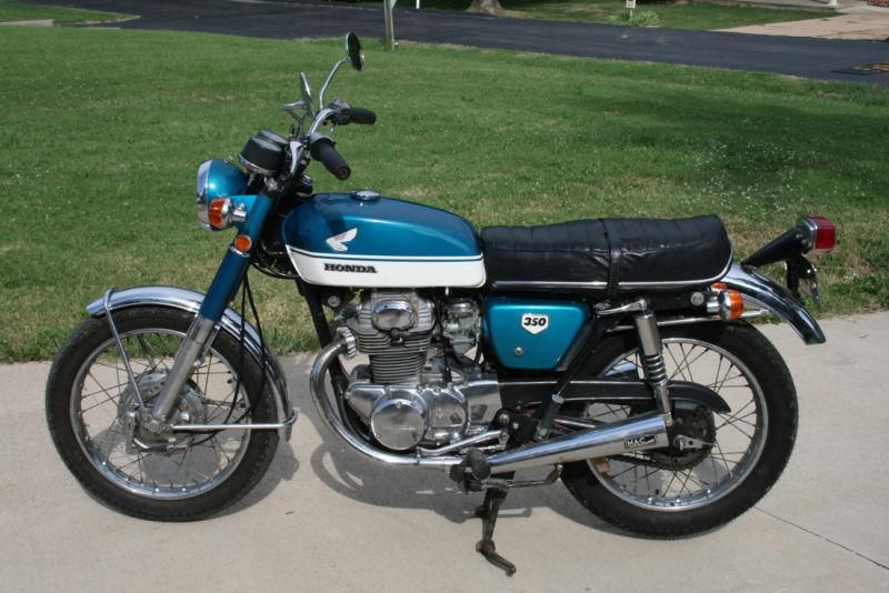 1970 Honda CB350 Vintage Street Bike Super Nice Road Ready Original Cafe Racer