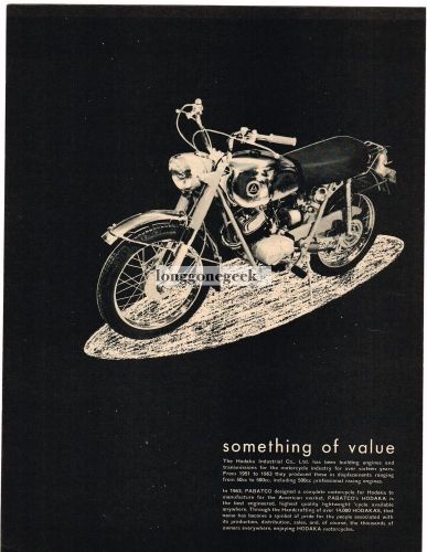 1967 PABATCO Hodaka Motorcycle Something Of Value Vtg Print Ad