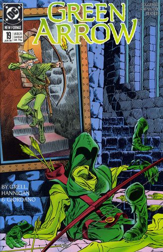 GREEN ARROW # 19 VG 1989 M.Grell E.Hannigan DC COMICS *Ships Free w/$35 order