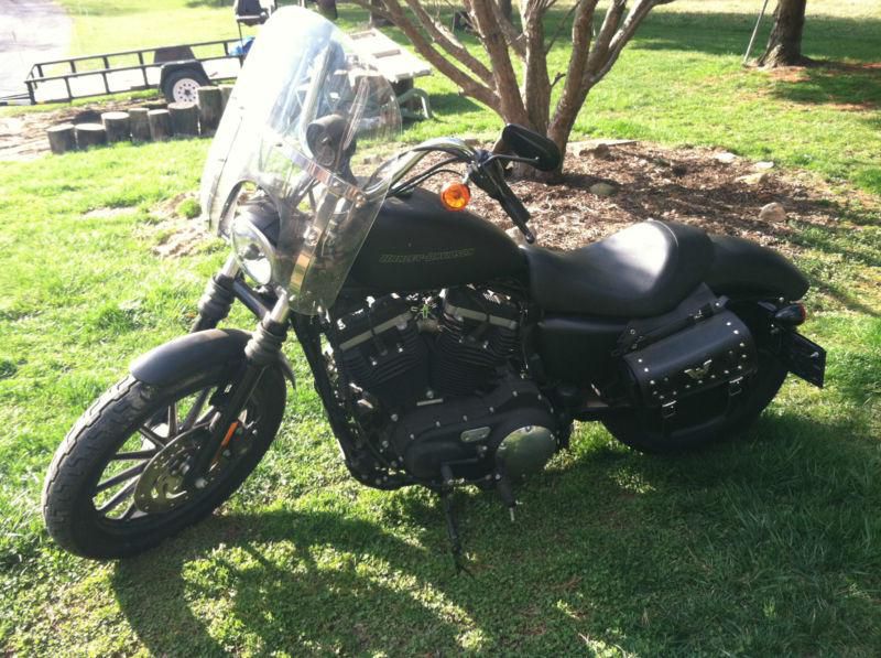 2010 HD IRON XL883N BARELY RIDDEN! 530 MILES! SNAP-ON HD WINDSHIELD!