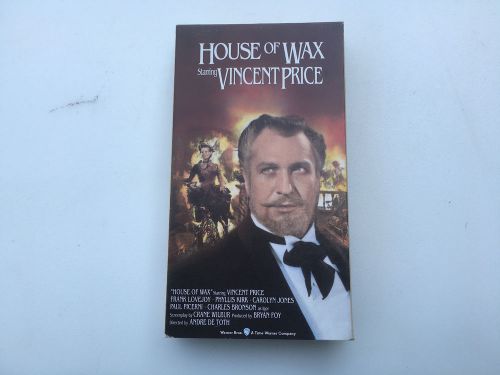 House of Wax - Vincent Price (VHS, 1981) vgc