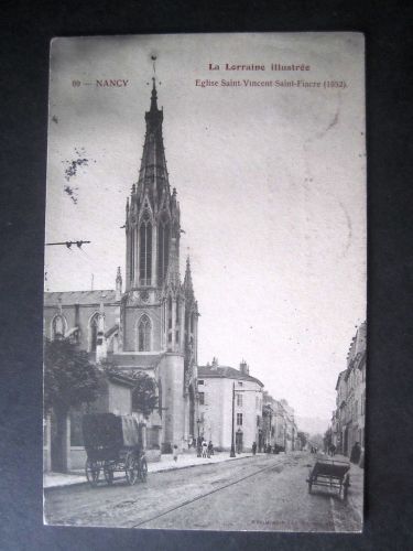 France. Nancy. Eglise Saint-Vincent-Saint-Fiacre (1852). Posted 1904.