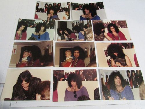 KISS Lot of 11 Candid Photos Signing GENE SIMMONS Eric Carr VINNIE VINCENT Paul