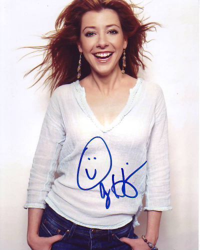 Alyson hannigan signed autographed 8x10 how i met your mother lily photograph