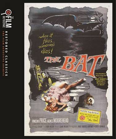 The Bat - The Film Detective Restored Version Blu-Ray NEW Vincent Price