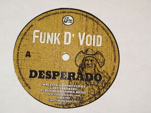 FUNK D VOID desperado / barnabeats 12&#034; RECORD BREAKS TECHNO