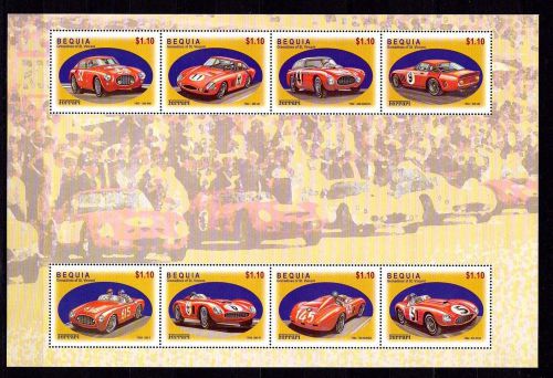 St.Vincent Bequia 2002 Transport cars Ferrari MNH (T-11)