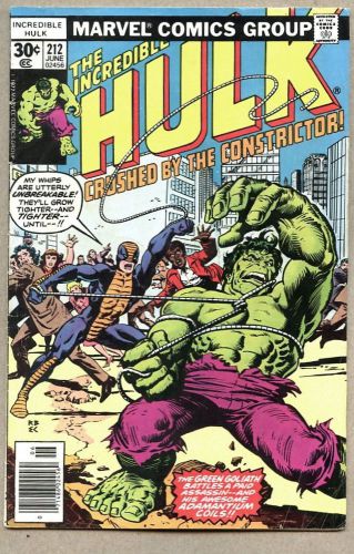 Incredible Hulk #212-1977 vg Ed Hannigan Dr. Druid