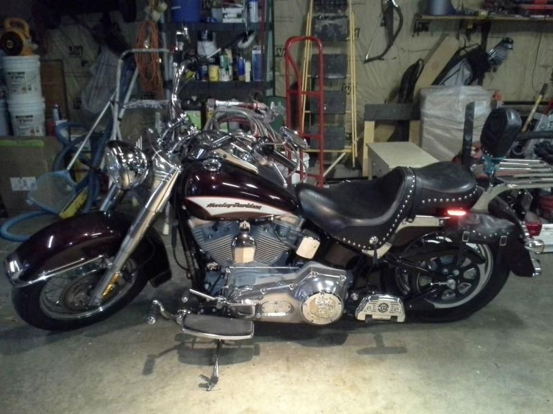 HD color is black cherry, softail standard/w big bore screaming eagle package